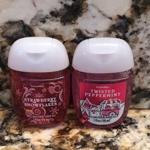 Set of 2 Bath and Body Works Pocketbac Hand Sanitizer Gel Mixed Bundle